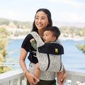 Complete 6-in-1 All Seasons Carrier – Salt & Pepper Baby Carrier