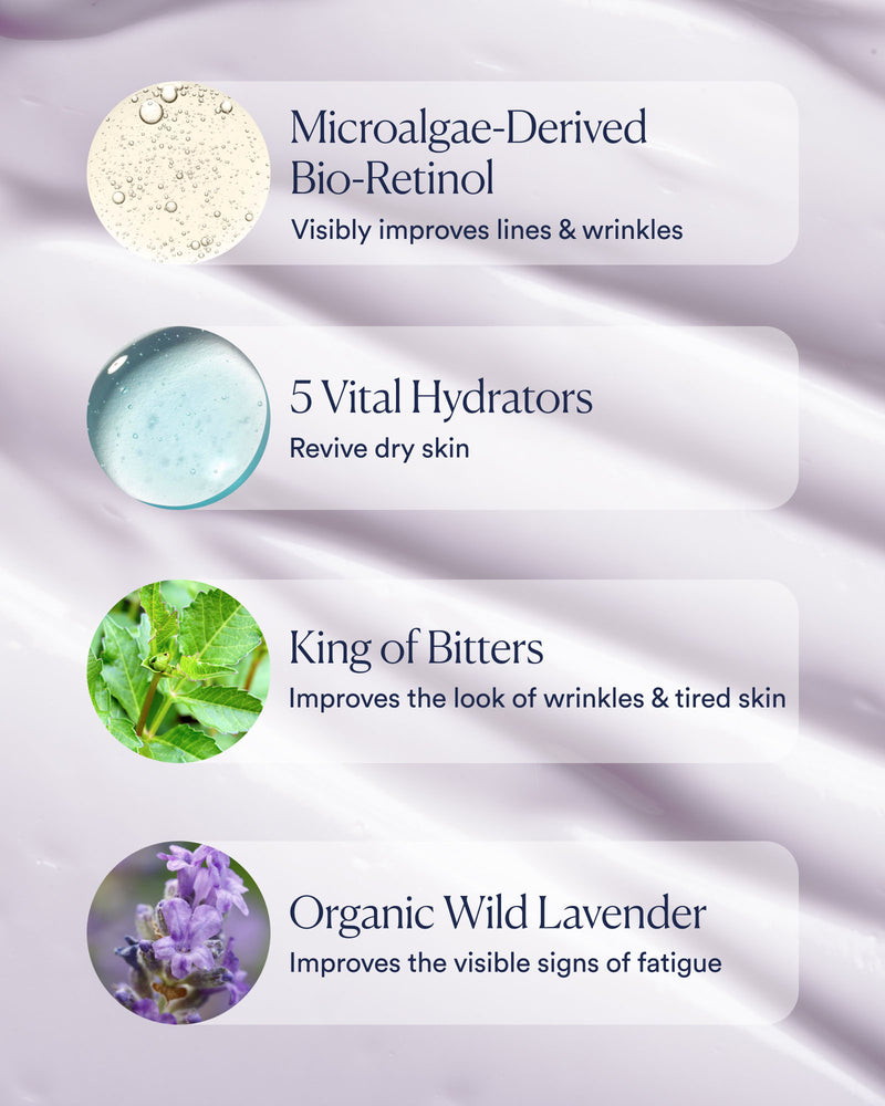 Dream Night Cream with Bio Retinol Anti Aging Hydrating Repair Cream