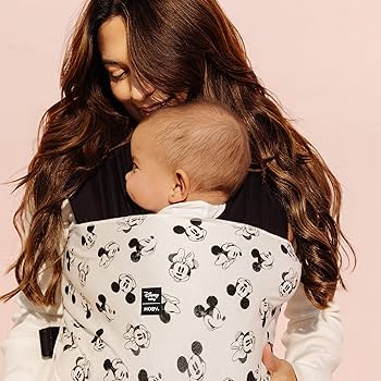Disney x Moby Classic Minnie Mouse Baby Wrap | Soft Infant Carrier