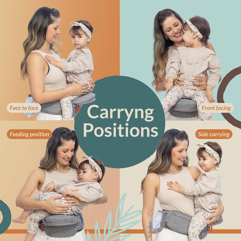 Adjustable Ergonomic Baby Carrier Newborn to Toddler – Travel Friendly