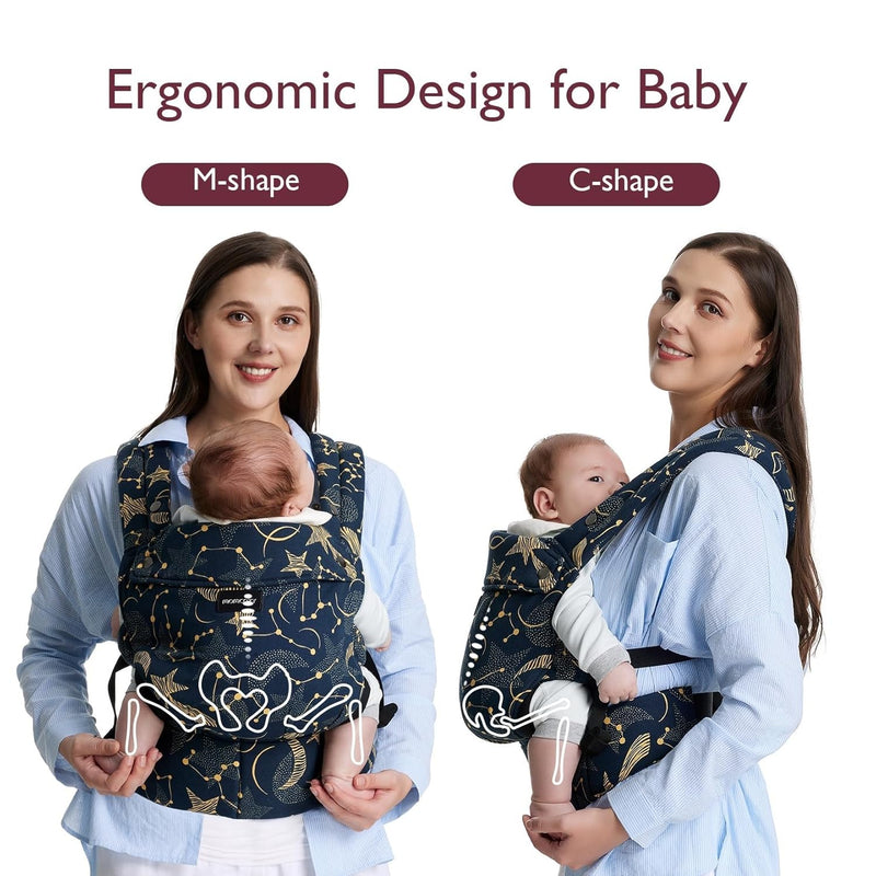 Momcozy Ergonomic Baby Carrier | Lightweight, Hands-Free (3–24 Months)