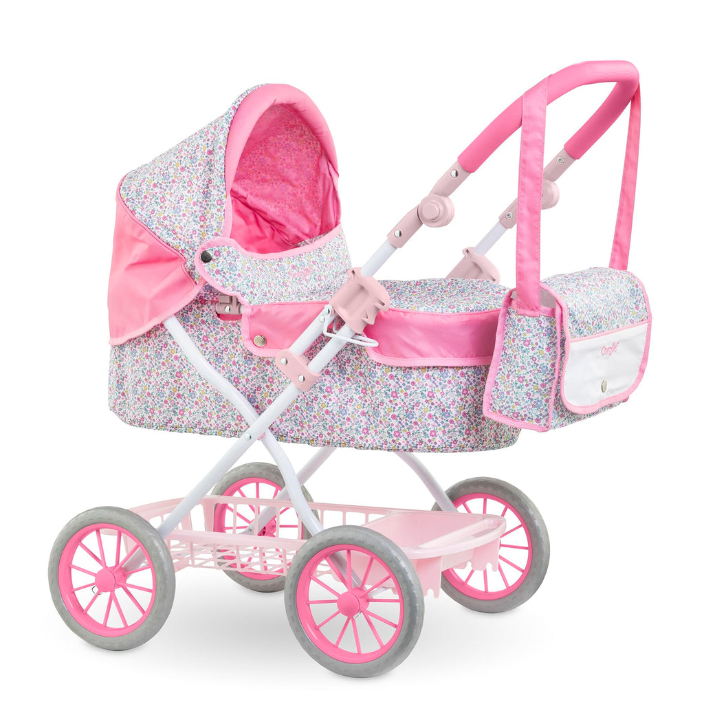 Flowered Baby Stroller – Lightweight Floral Design Pushchair