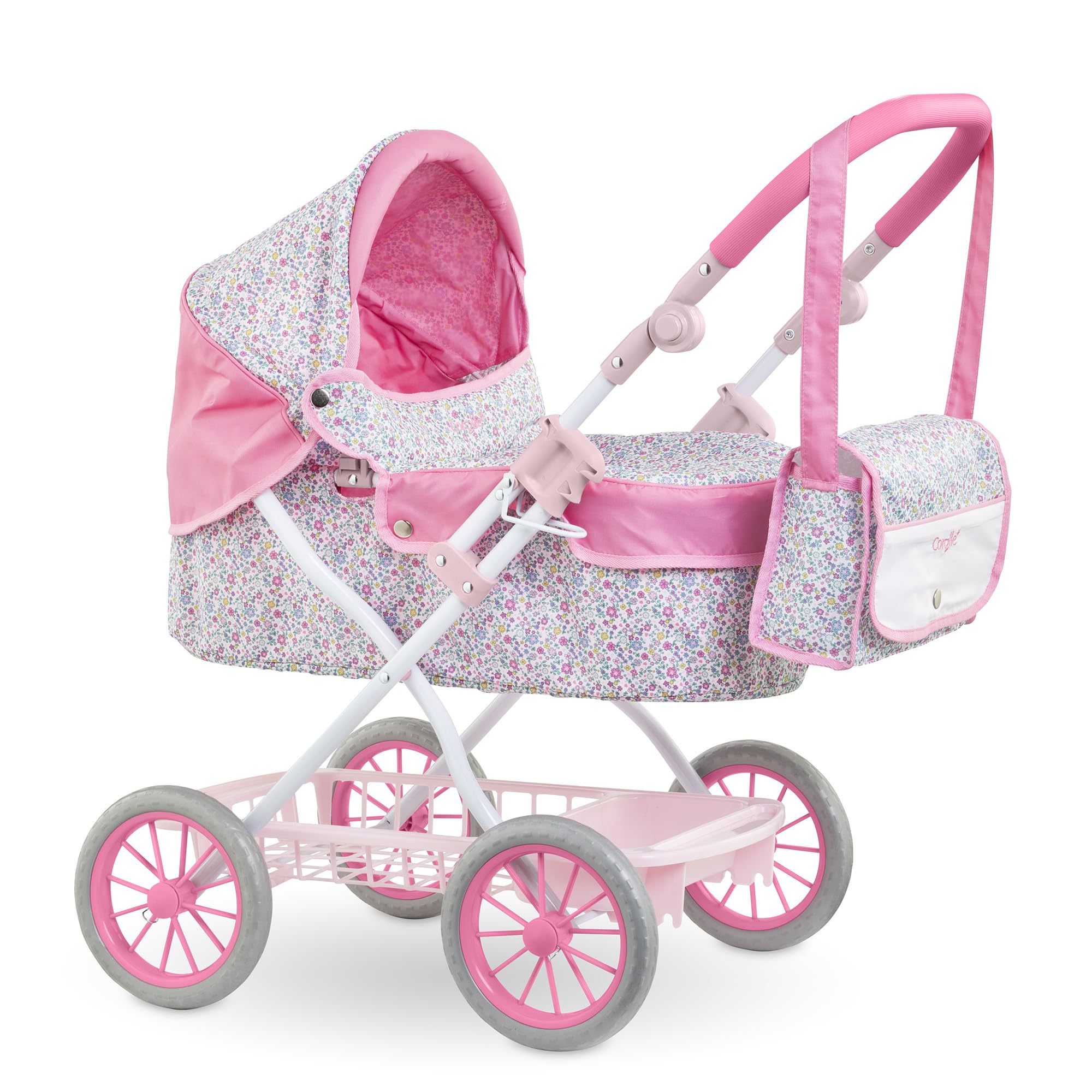 Flowered Baby Stroller – Lightweight Floral Design Pushchair