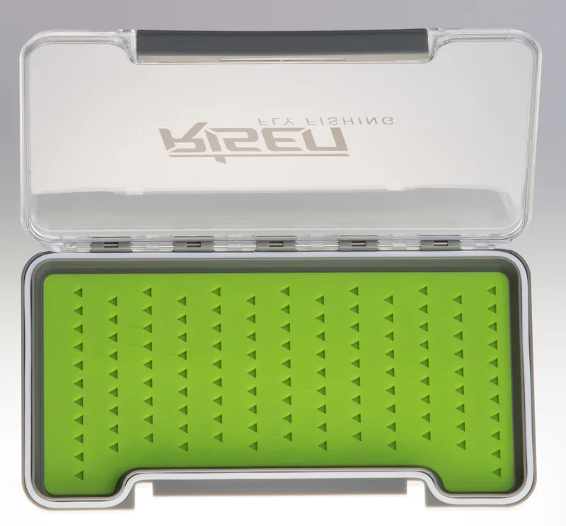 Waterproof Fly Box with Green Silicone Insert – Fly Fishing Storage