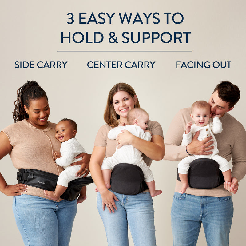 Itzy Hold & Fold™ Hip Seat Baby Carrier – Ergonomic Foldable