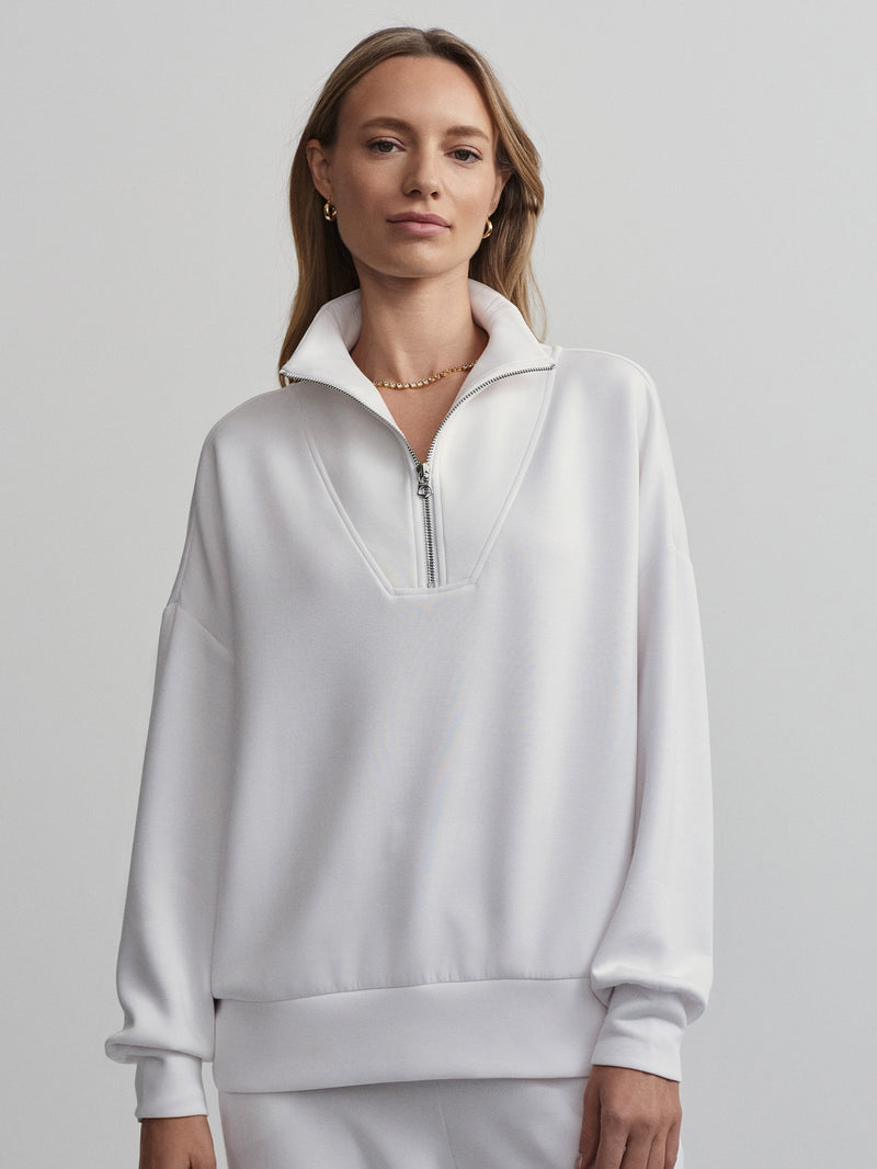 Hawley Half Zip Sweatshirt Soft Fleece Pullover Casual Comfort Top