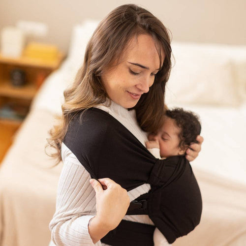 Boba Bliss V2 Black – Soft Hybrid Baby Carrier Wrap