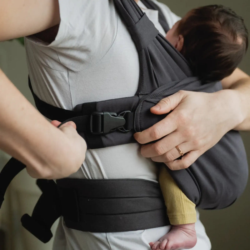 Boba Bliss Carrier Charcoal – Soft Hybrid Baby Carrier