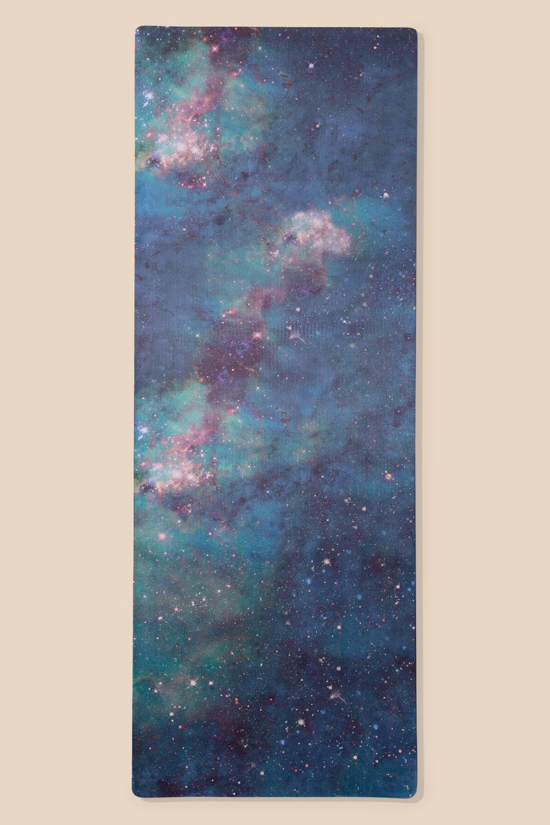 CloudCushion Vegan Suede Yoga Mat Cool Cosmos 0.5 Thick Non Slip