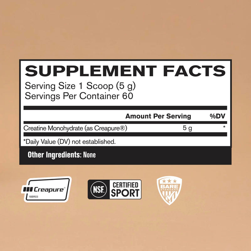 Creatine Monohydrate Powder Muscle Strength Performance Support