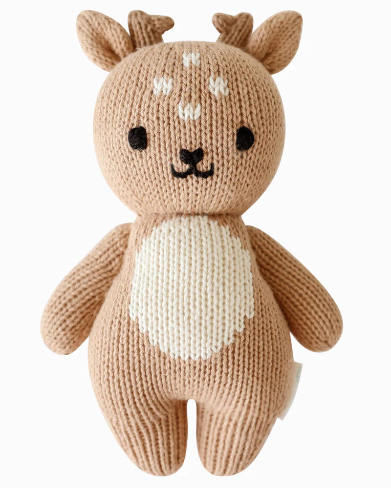 Baby Fawn Plush Stuffed Animal Soft Cuddly Woodland Nursery Toy Gift