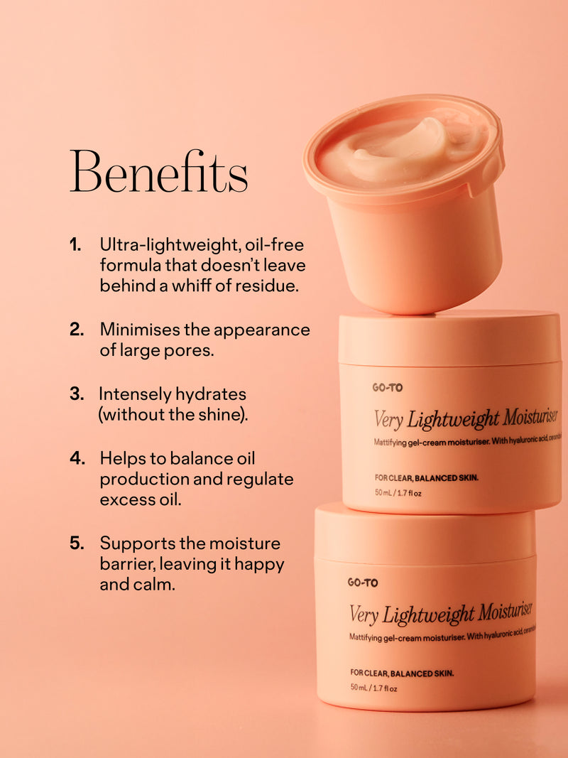 Very Lightweight Moisturiser Refill – Hydrating Oil-Free Face Cream