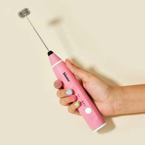 3-Speed Electric Whisk Rechargeable Handheld Milk Frother & Mixer Tool