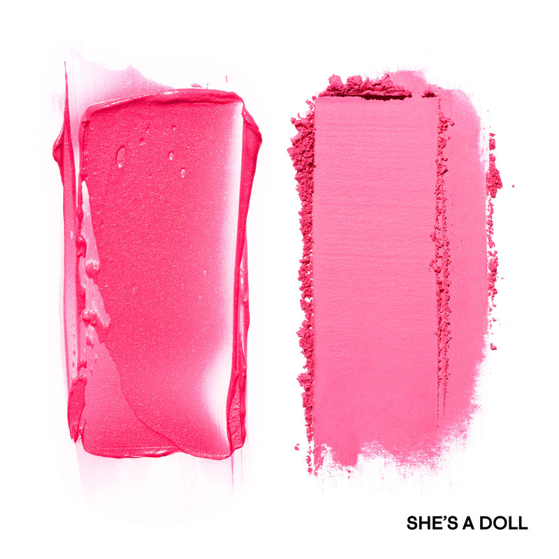 Major Headlines Blush Duo Cream Powder Double Take Makeup Palette