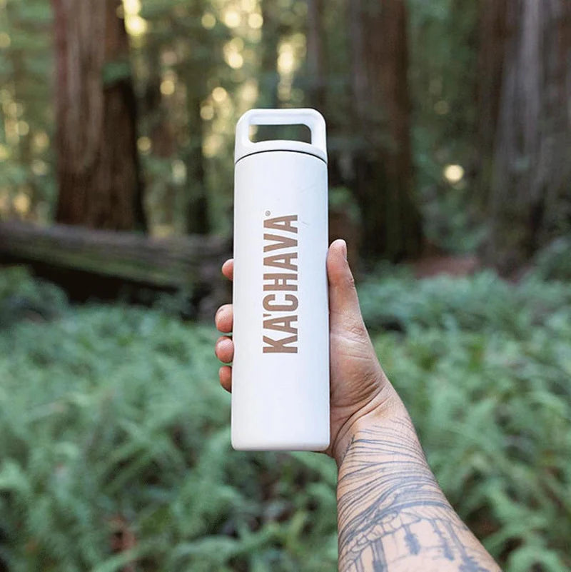 Ka’Chava MiiR Bottle White Insulated Reusable Water Bottle Travel Flask
