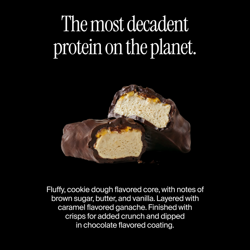 Cookie Dough Caramel Chocolate Sweet Indulgent Dessert Snack Treat