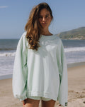 Unisex Oversized Crew Surf Relaxed Fit Casual Sweatshirt
