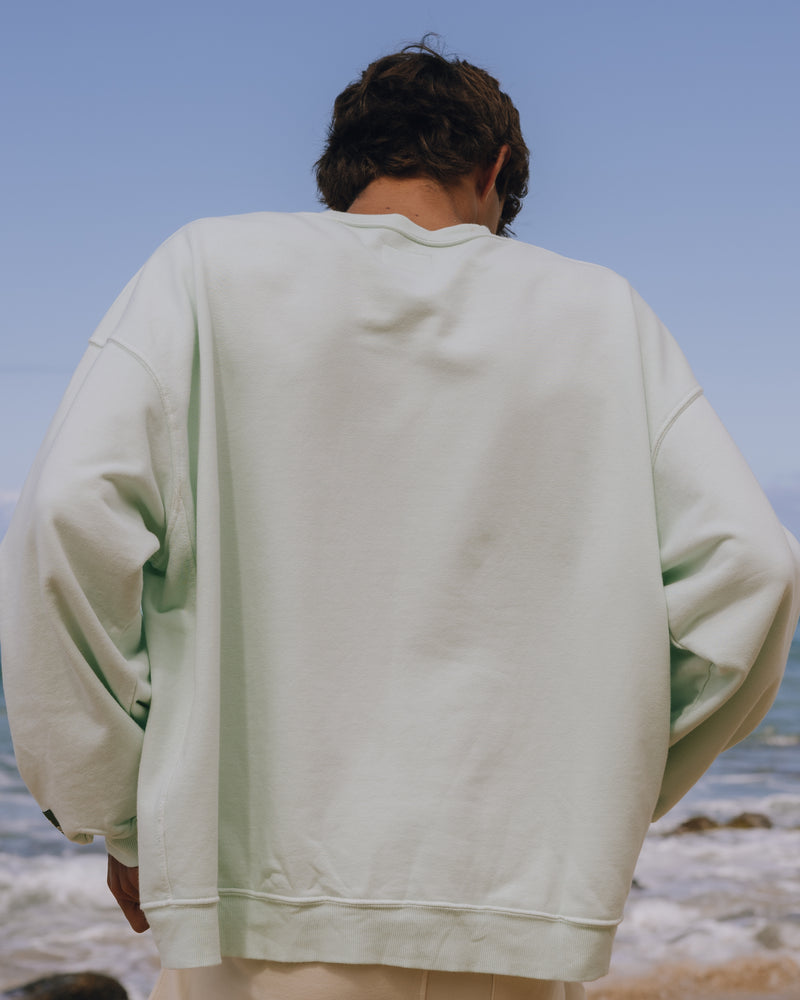 Unisex Oversized Crew Surf Relaxed Fit Casual Sweatshirt