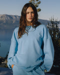 Unisex Oversized Crew Malibu Relaxed Fit Soft Sweatshirt
