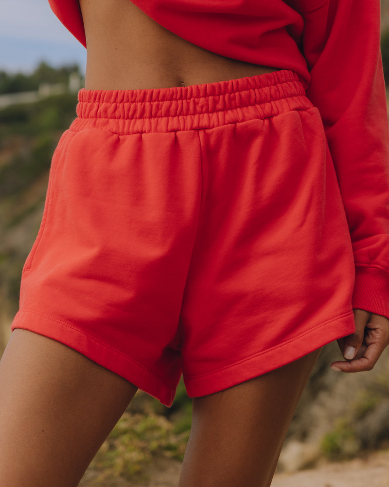 Super Shorts Heart Monochrome Patch Relaxed Fit Casual Shorts