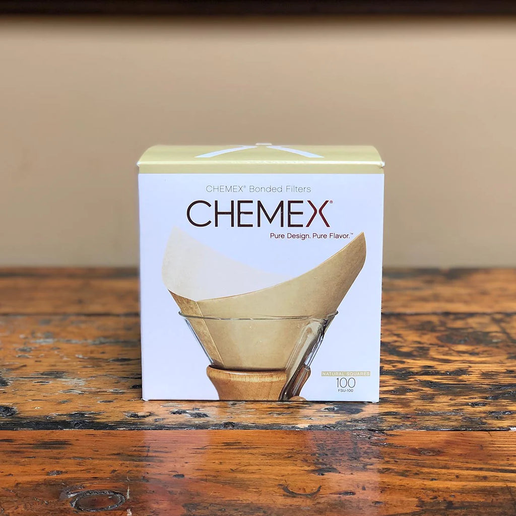 Chemex Natural Coffee Filters 8 Cup Premium Unbleached Pour Over Filter Pack