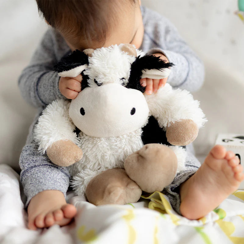 Black and White Cow Warmies Microwavable Plush Heated Stuffed Animal