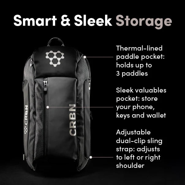 CRBN Pro Team Sling Bag – Premium Pickleball Gear Carry Bag