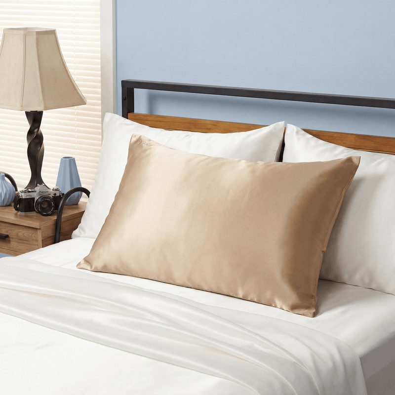 Champagne Standard Pillowcase – Soft Elegant Bedding Cover