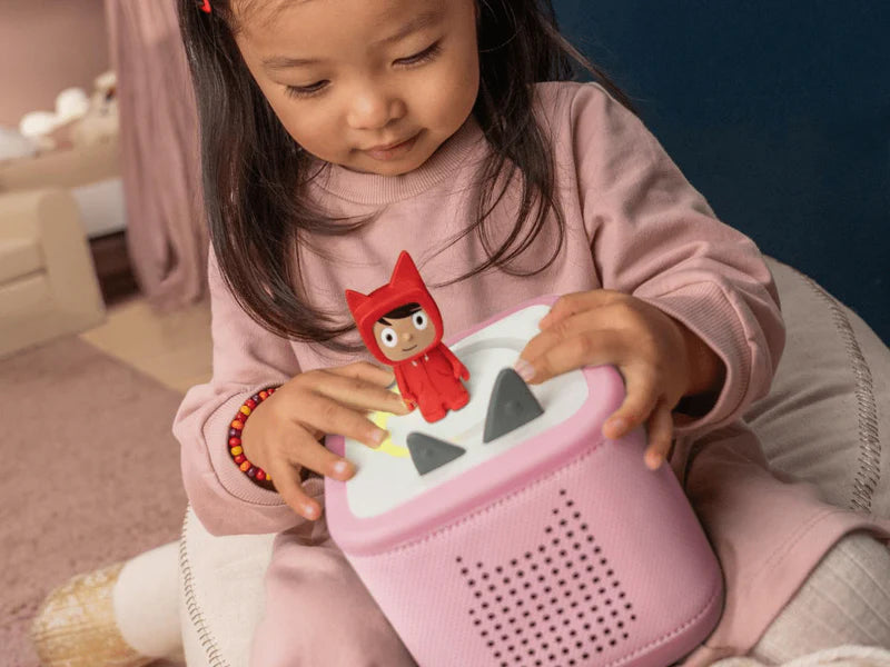 Toniebox 2 Cloud Pink Screen-Free Audio Player for Kids Story & Music Box