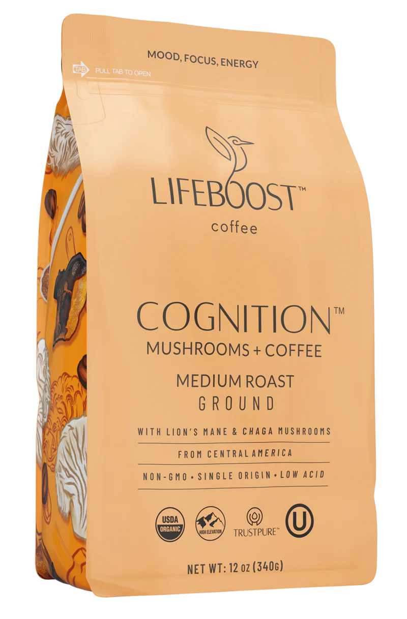 Cognition Mushroom Ground Coffee Premium Functional Coffee Blend
