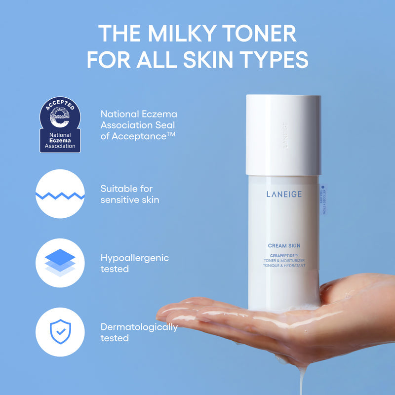 Cream Skin Toner Moisturizer Hydrating Lightweight Soothing Skincare