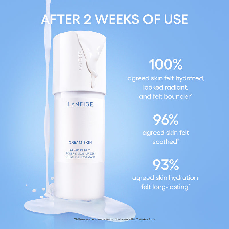 Cream Skin Toner Moisturizer Hydrating Lightweight Soothing Skincare