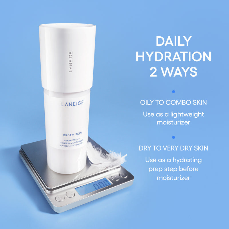 Cream Skin Toner Moisturizer Hydrating Lightweight Soothing Skincare