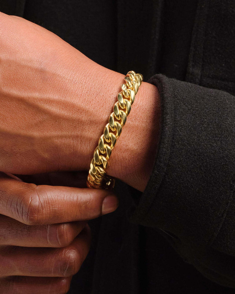 10mm Cuban Link Bracelet – Stylish Men’s Chain Jewelry Bracelet