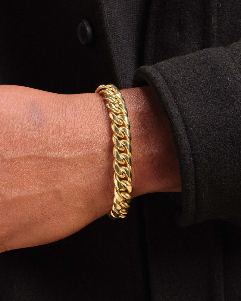 10mm Cuban Link Bracelet – Stylish Men’s Chain Jewelry Bracelet