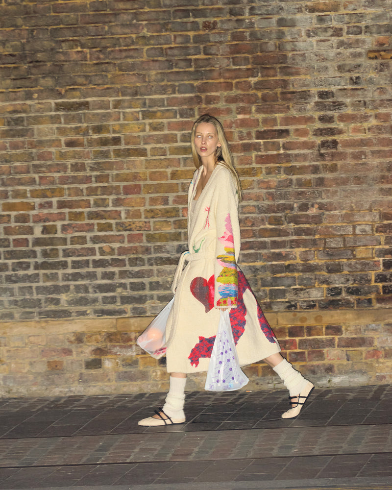 Fauna Terry Robe – Soft Plush Bathrobe for Everyday Comfort