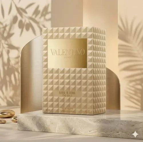 Valentino Uomo Born In Roma The Gold EDT 3.4 oz Men