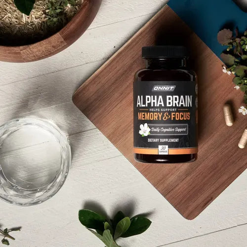 Onnit Alpha Brain Capsules – 30 Count Focus & Memory Supplement