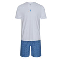 Loungewear Set Multi White Blue – Comfortable Matching Lounge Set