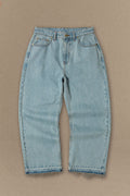 Released Hem Baggy Denim Pant – Relaxed Fit Casual Jeans