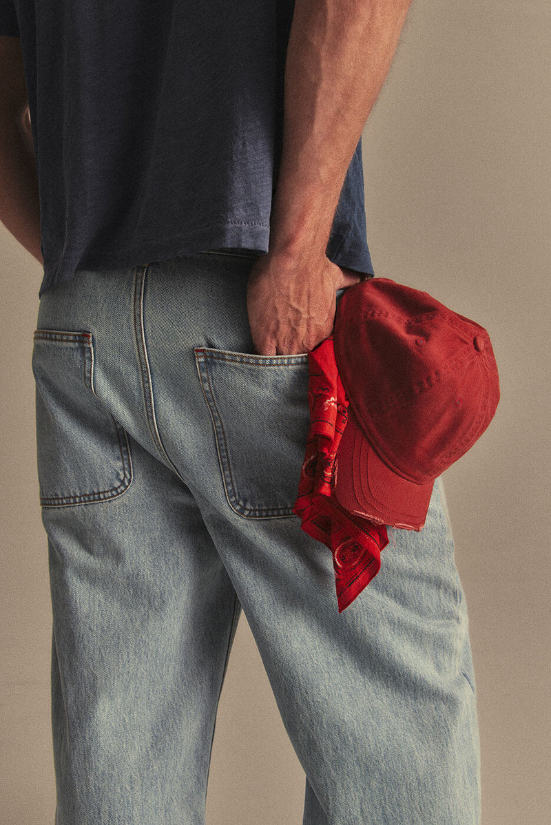 Released Hem Baggy Denim Pant – Relaxed Fit Casual Jeans