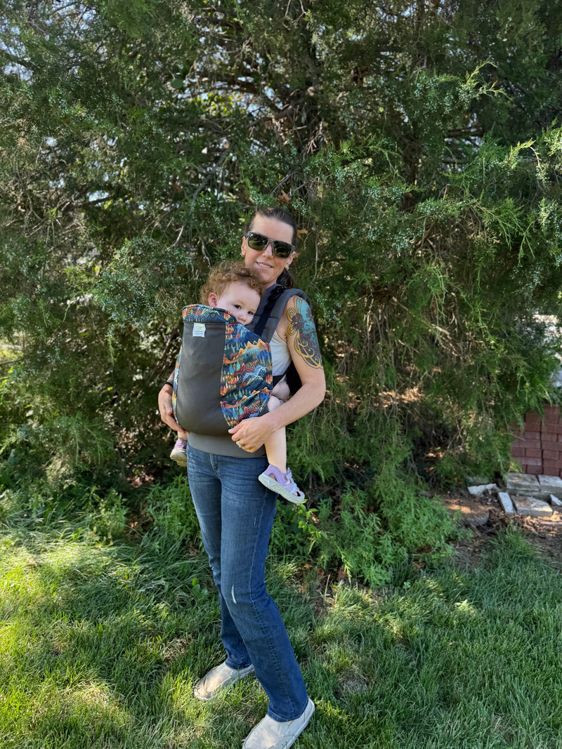 Montana Kinderpack Graphite with Koolnit – Ergonomic Baby Carrier