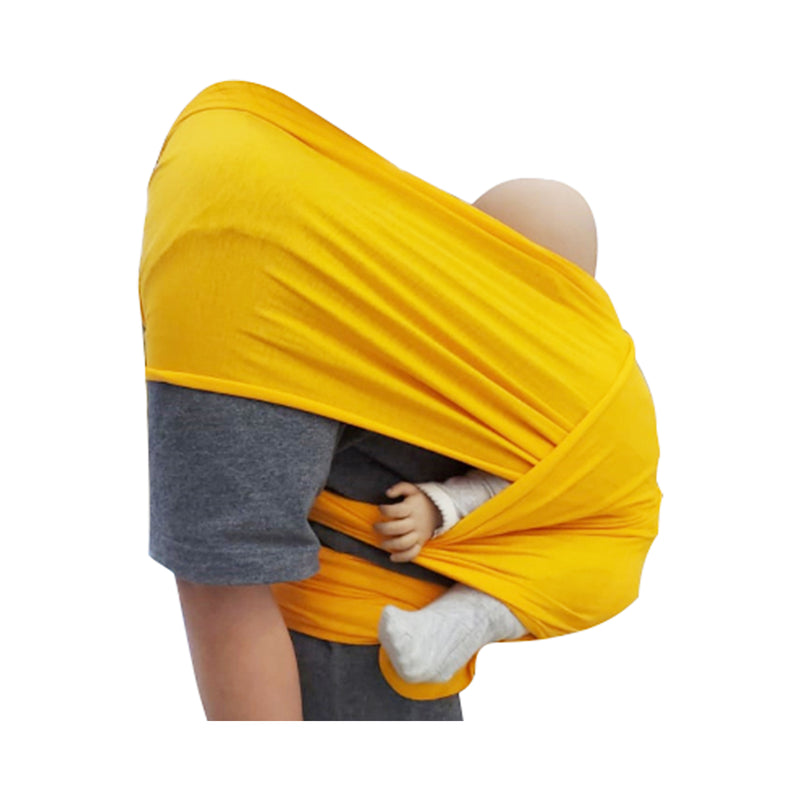 Orange Organic Baby Wrap | Soft, Breathable Newborn Carrier Sling
