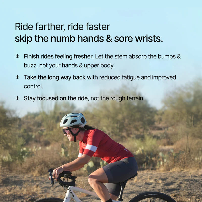 ShockStop Suspension Stem – Bicycle Comfort & Vibration Reduction Stem