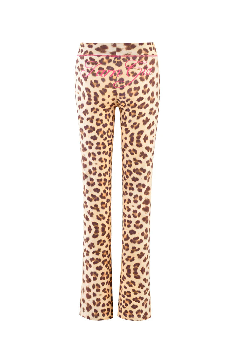 Blare Trackpant Neutral Leopard Wild Card – Stylish Track Pants