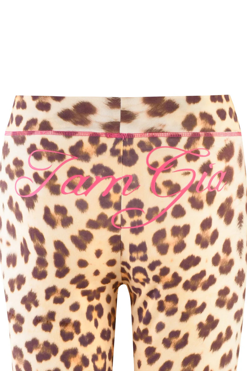 Blare Trackpant Neutral Leopard Wild Card – Stylish Track Pants