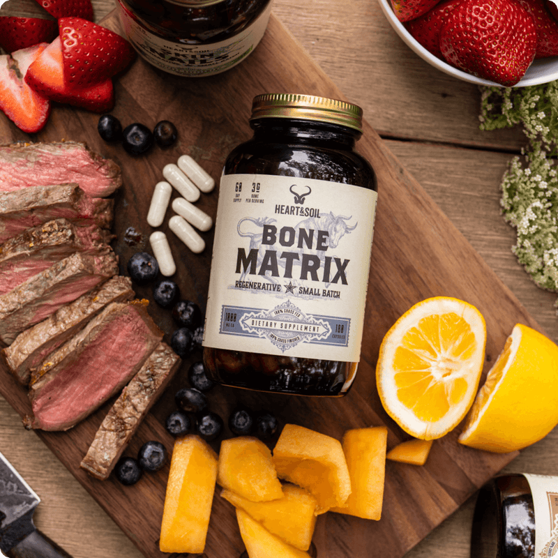 Bone Matrix Supplement Bone Health Support Calcium Mineral Formula