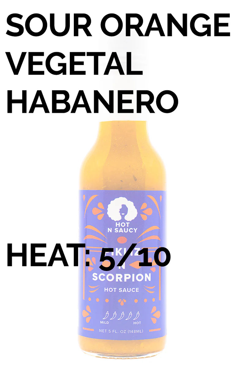 Pikliz N Scorpion Hot N Saucy Spicy Gourmet Pepper Sauce Condiment