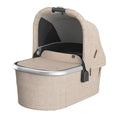 Bassinet V3 Declan Oat Mélange | Silver Frame Newborn Sleep Bed