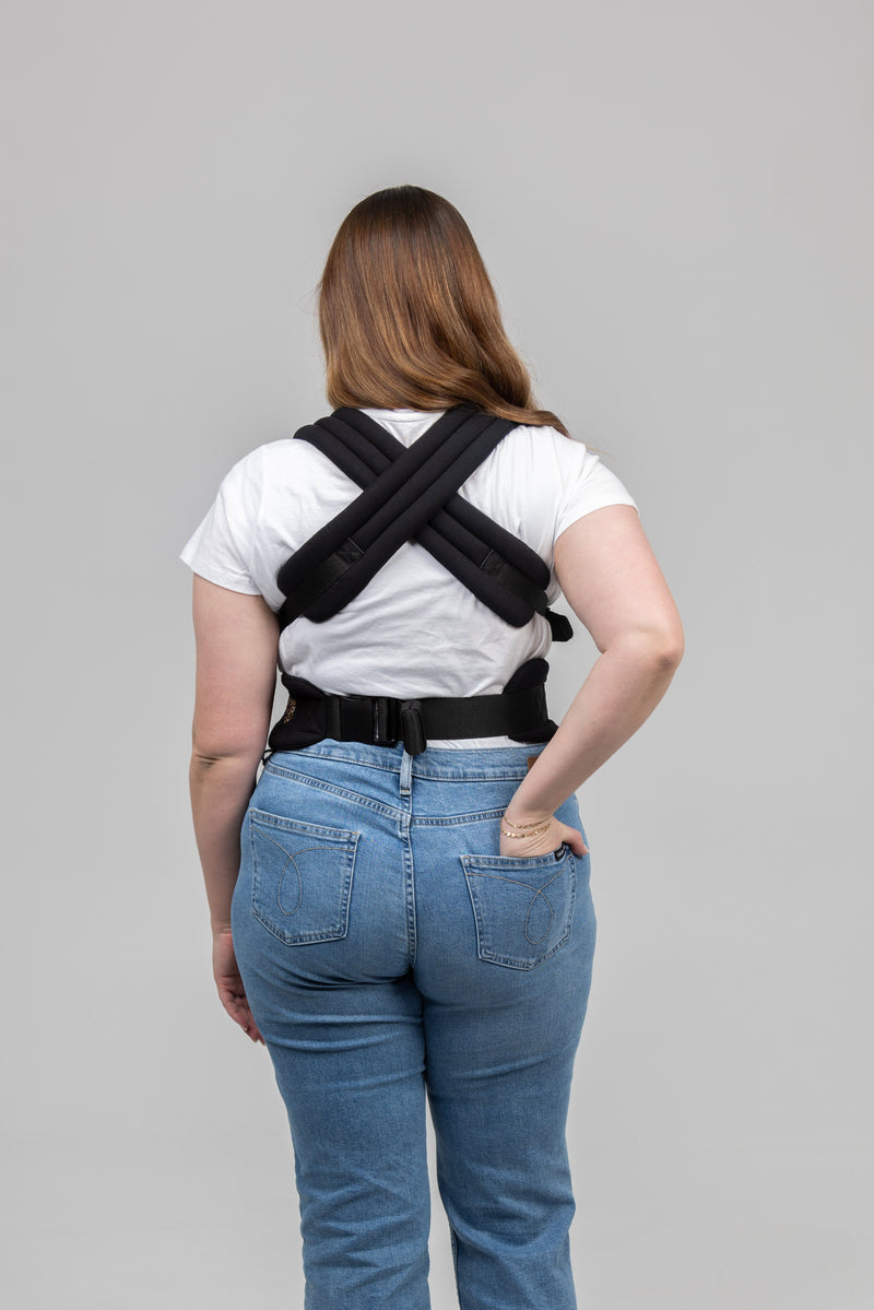 The Monarch Carrier Ebony – Premium Ergonomic Baby Carrier